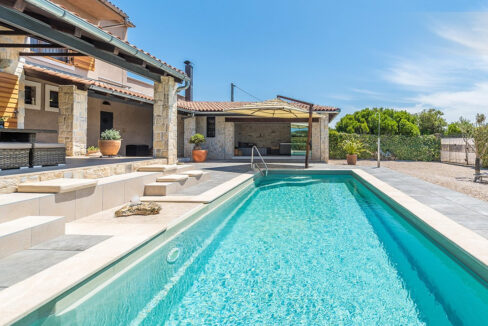 Außergewöhnliches Steinhaus Sibenik Stadtblick