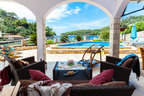 Haus am Meer in der Bucht - Insel Korcula