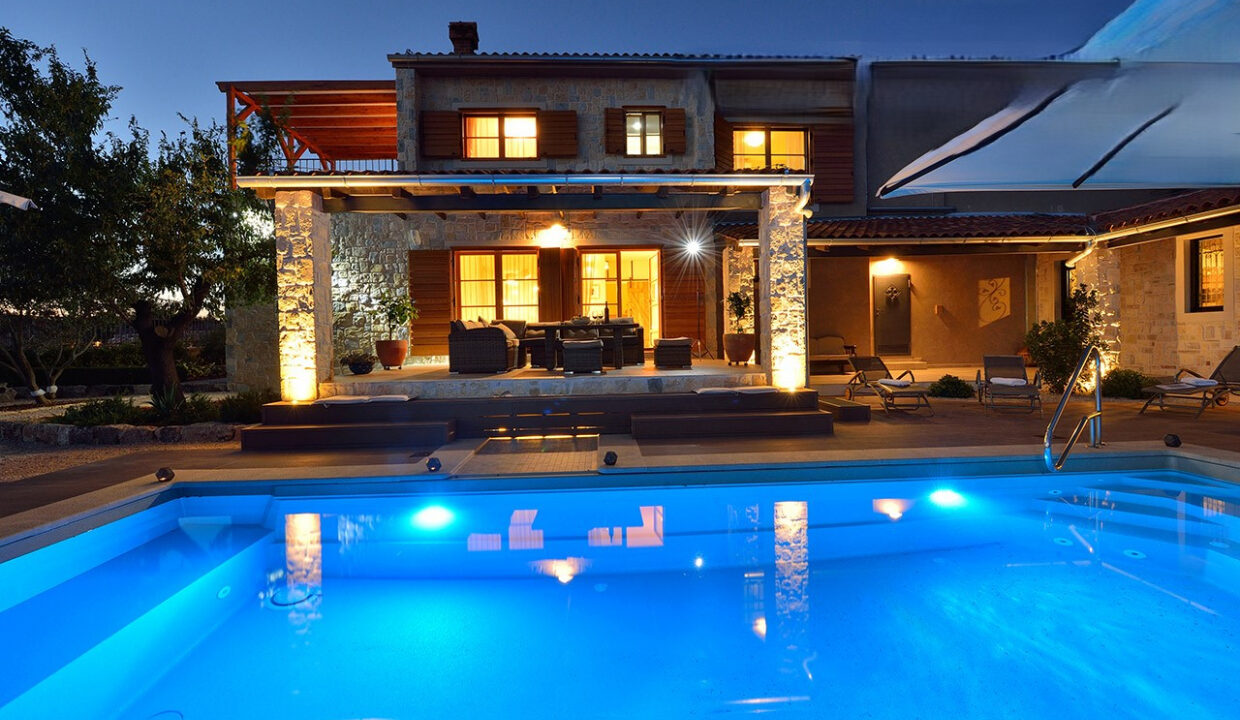 Außergewöhnliches Steinhaus Sibenik Stadtblick