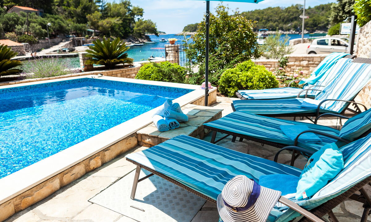 Haus am Meer in der Bucht - Insel Korcula