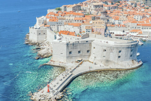 Haus mit Restaurant - Blick auf die Altstadt von Dubrovnik