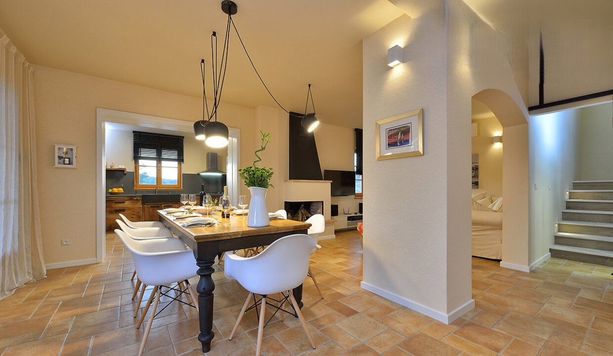 Außergewöhnliches Steinhaus Sibenik Stadtblick