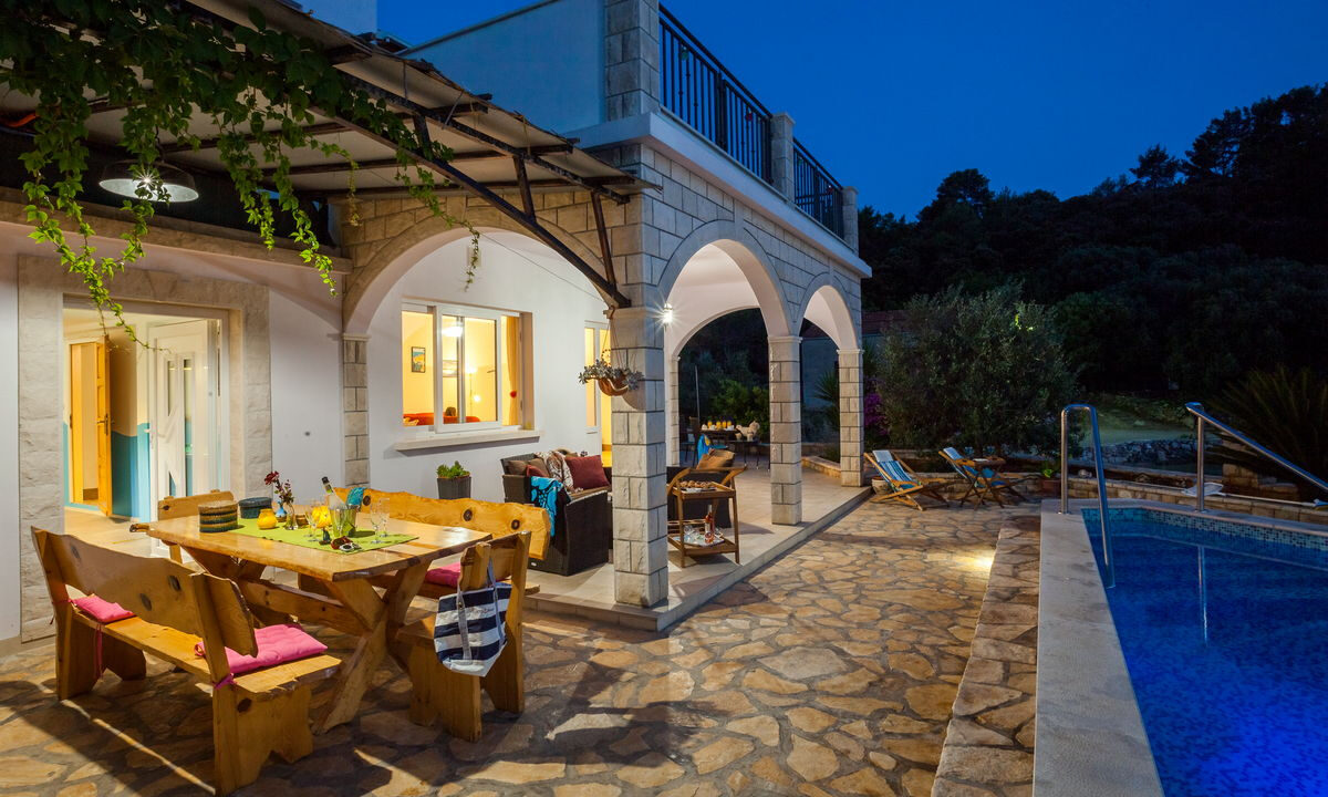 Haus am Meer in der Bucht - Insel Korcula