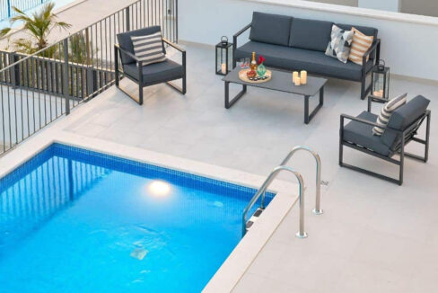 Modernes Haus mit Meerblick in Makarska