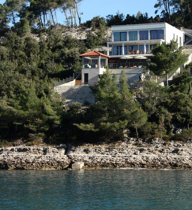 Exklusive Villa direkt am Meer auf der Insel Korcula