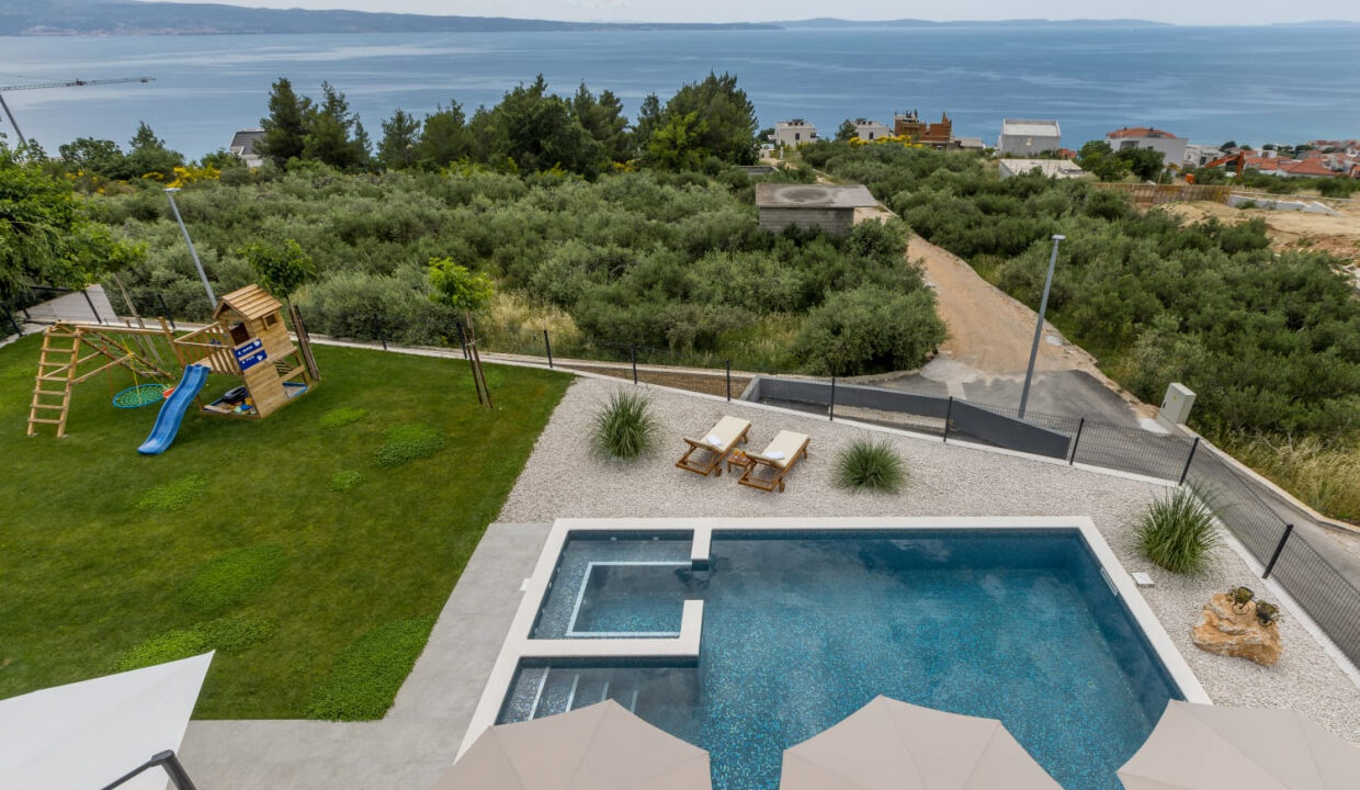 Neues Meerblick-Ferienhaus Podstrana