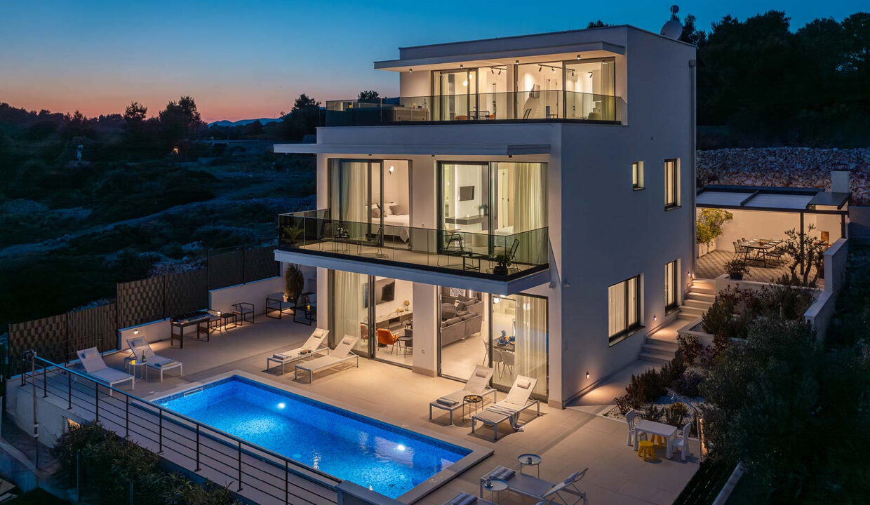 Exklusive Villa mit Meerblick Okrug Gornji