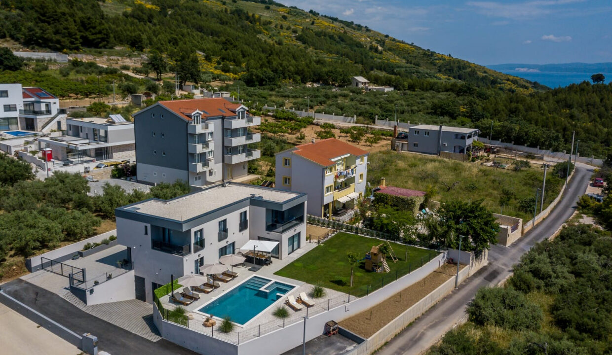 Neues Meerblick-Ferienhaus Podstrana