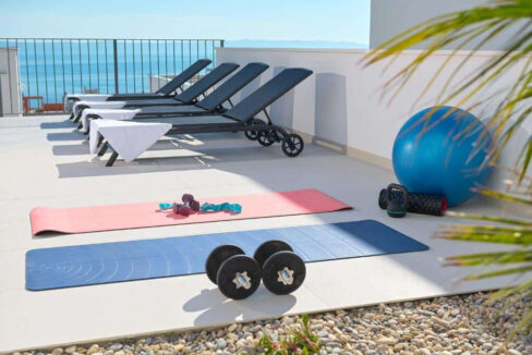 Modernes Haus mit Meerblick in Makarska