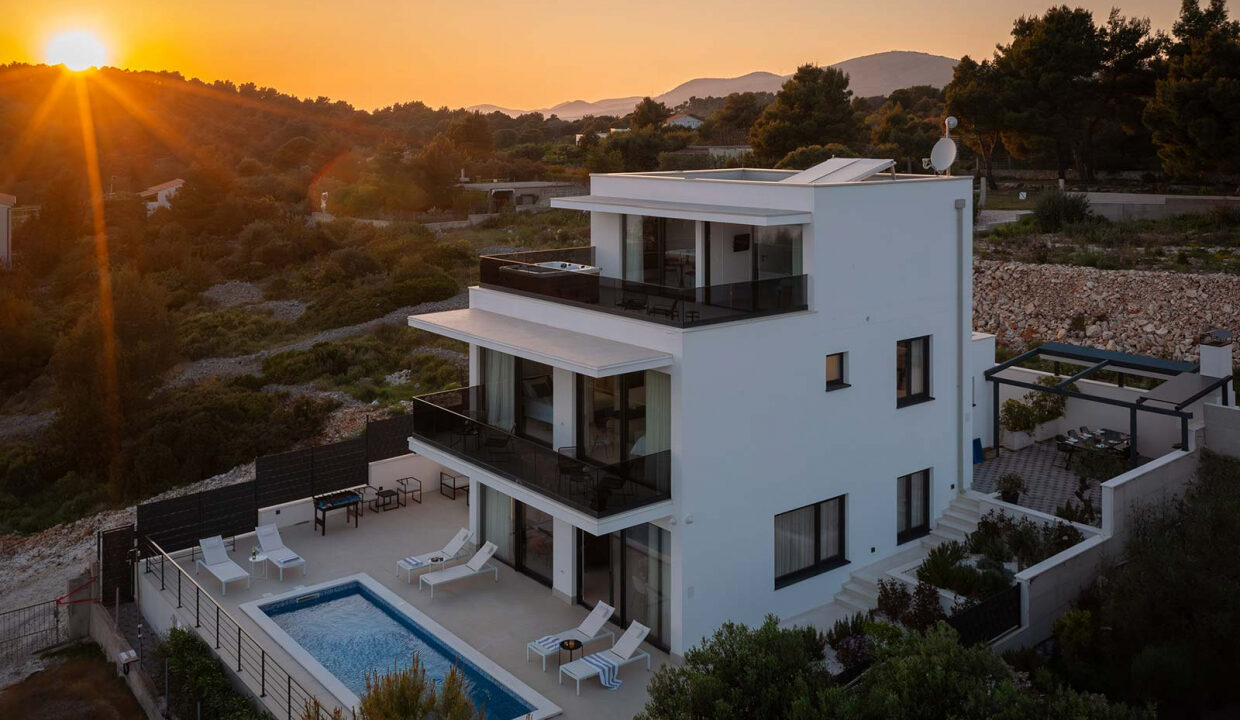 Exklusive Villa mit Meerblick Okrug Gornji