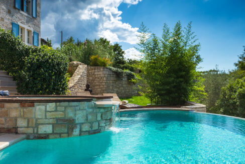 Steinhaus mit Meerblick in der Region Rovinj