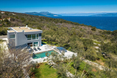 Villa mit Meerblick bei Labin