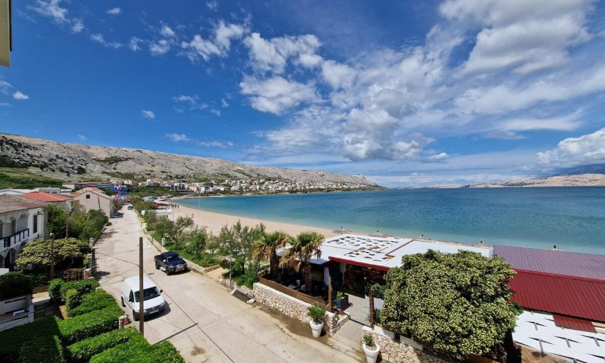 Haus am Strand auf der Insel Pag