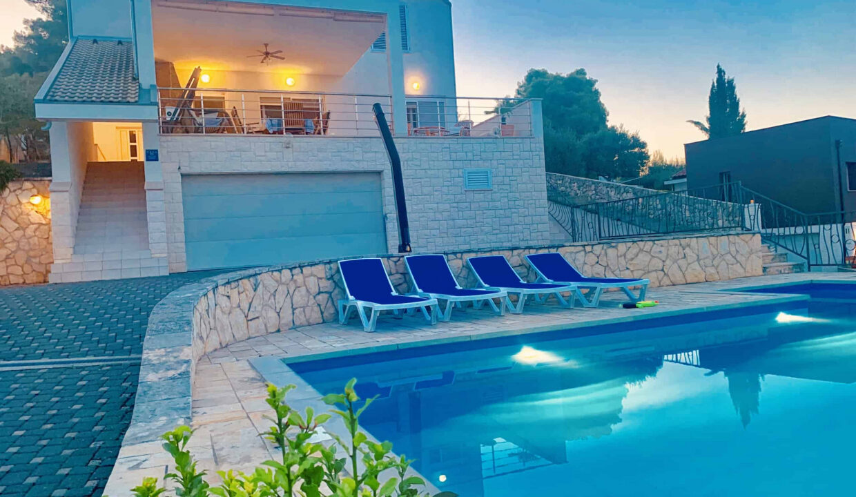 Haus mit Meerblick in der Nähe von Sibenik