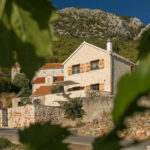 Erstaunliches Steinhaus auf der Insel Hvar