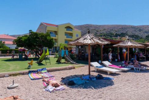 Haus am Strand auf der Insel Pag